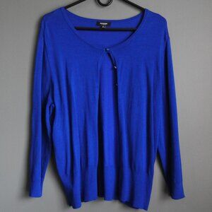 Premise Studio 8 Button Blue Cardigan, Women's Extra Large